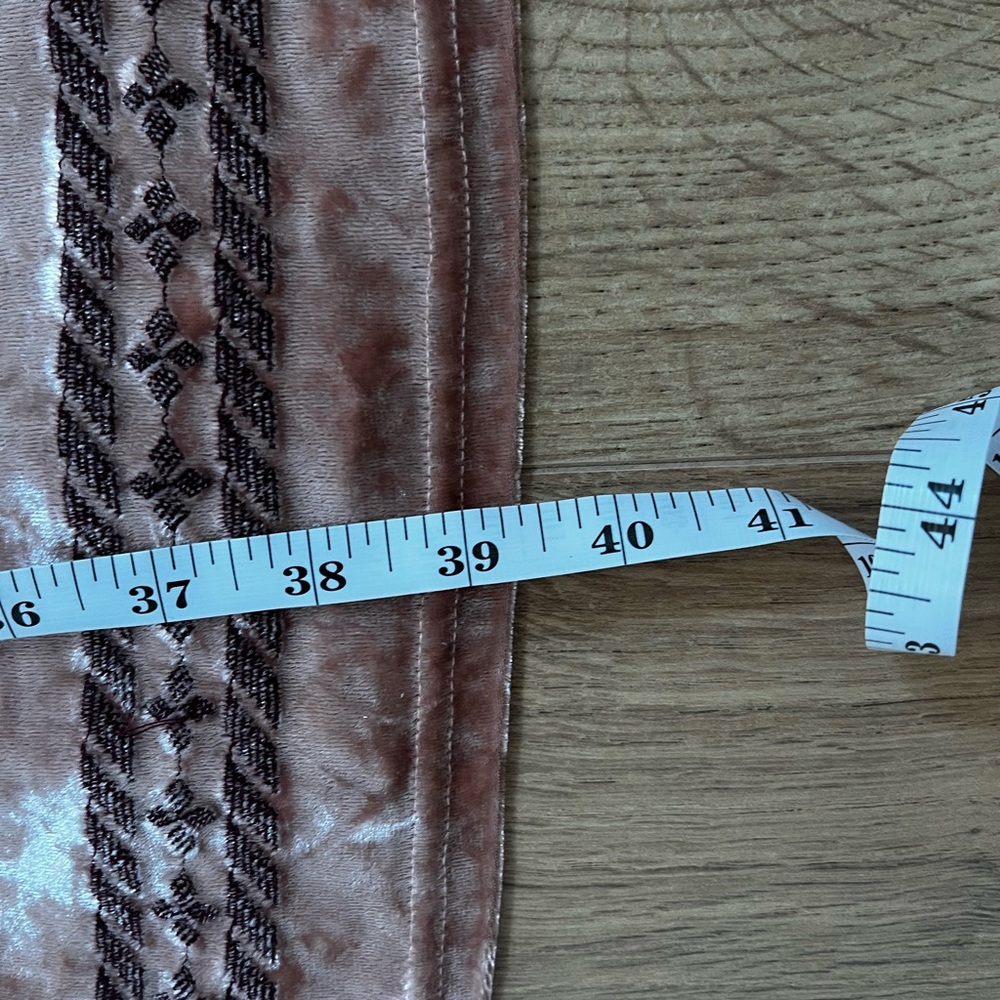 Lucky Brand Velvet Cold-Shoulder Dress in Dusty Rose - Picture 3 of 4